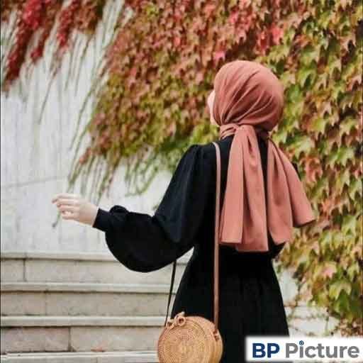 Hijab Girl Dp Cartoon