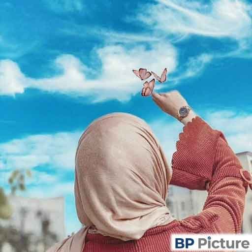 Hijab Girl Dp Cartoon