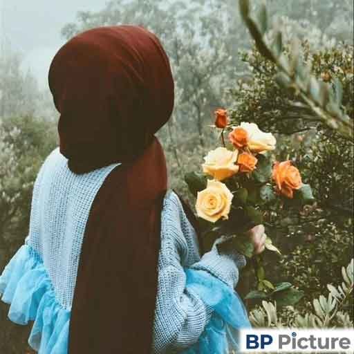 Hijab Girl Dp Cartoon