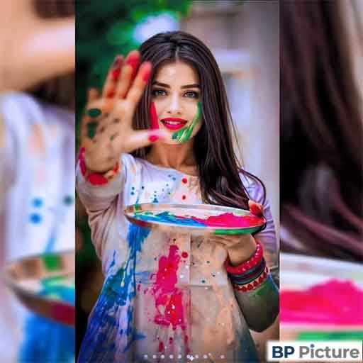 Holi Dp Girl