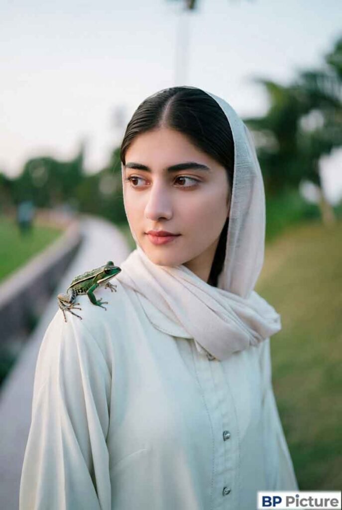 One Girl One Frog Image