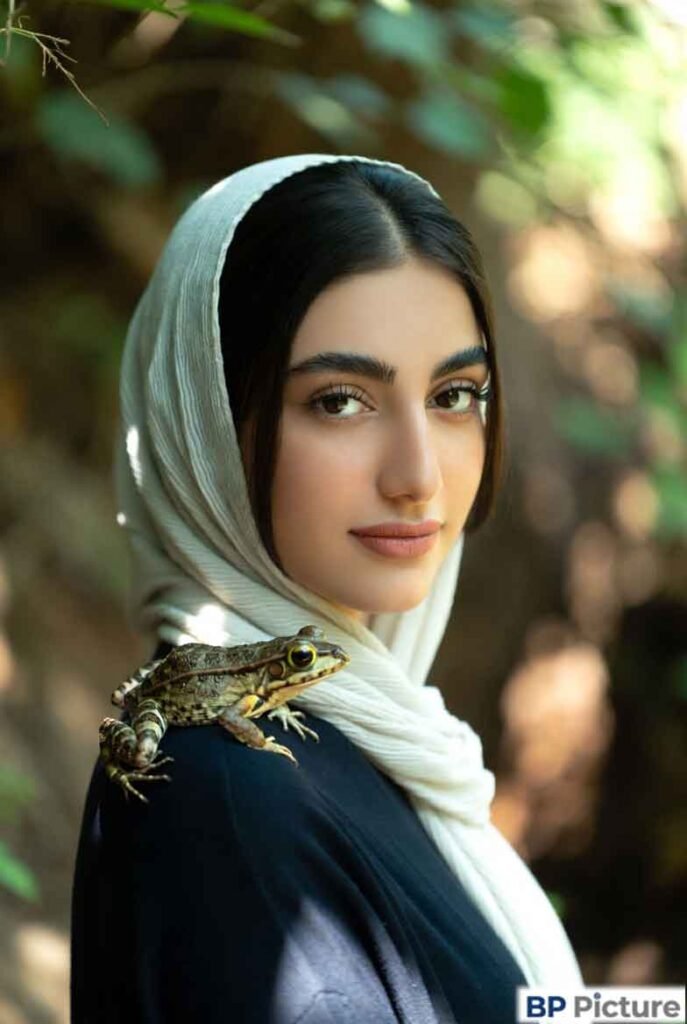 One Girl One Frog Image