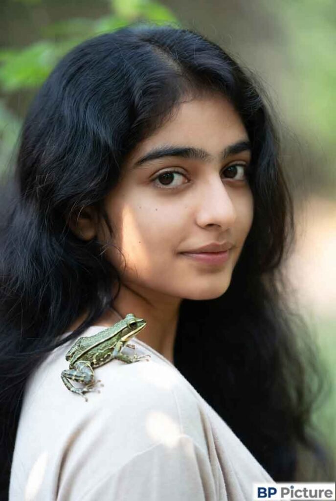 One Girl One Frog Image