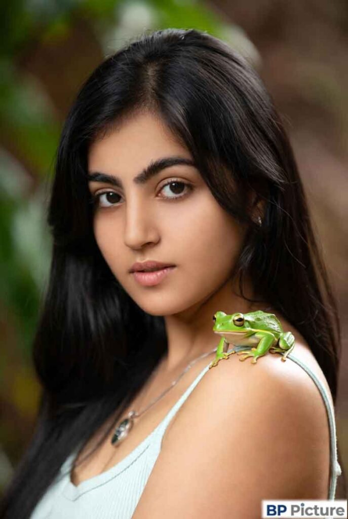 One Girl One Frog Image