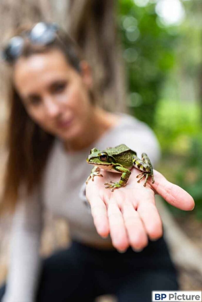 One Girl One Frog Pic