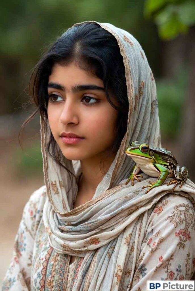 One Girl One Frog Pic