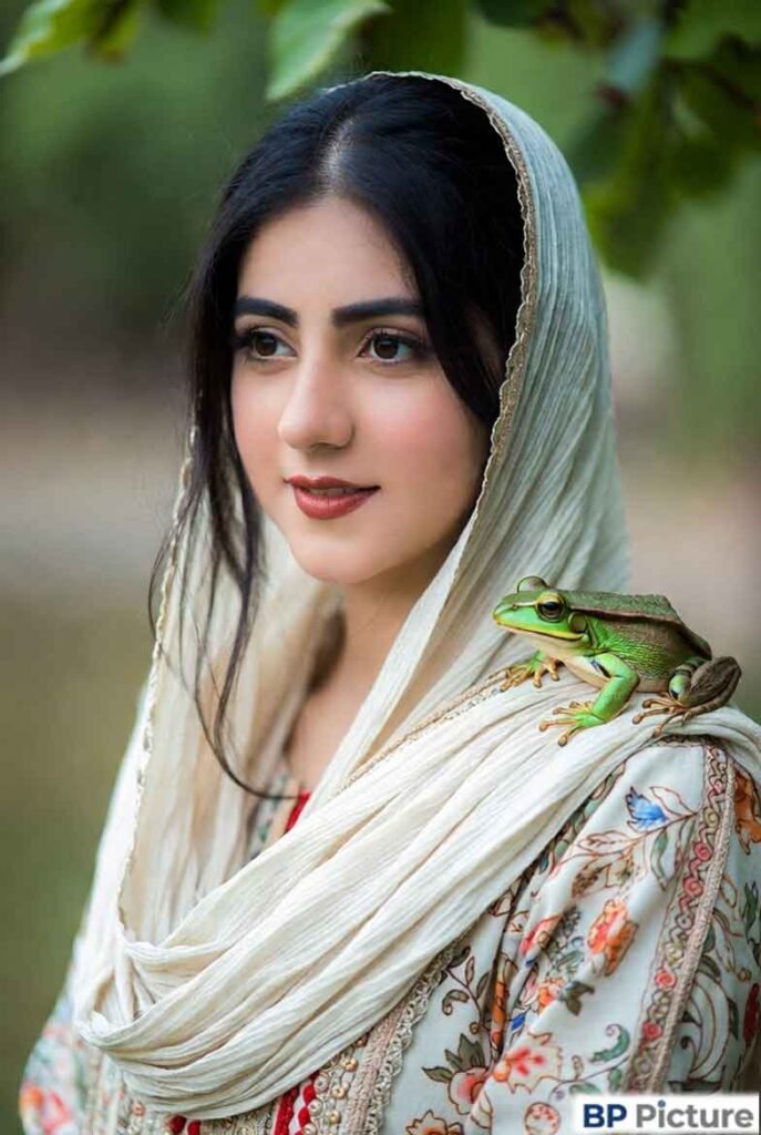 One Girl One Frog Pic